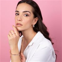 Orecchini Bronzallure Donna Cerchio in Lega metallica Zirconia WSBZ02028W - WSBZ02028W